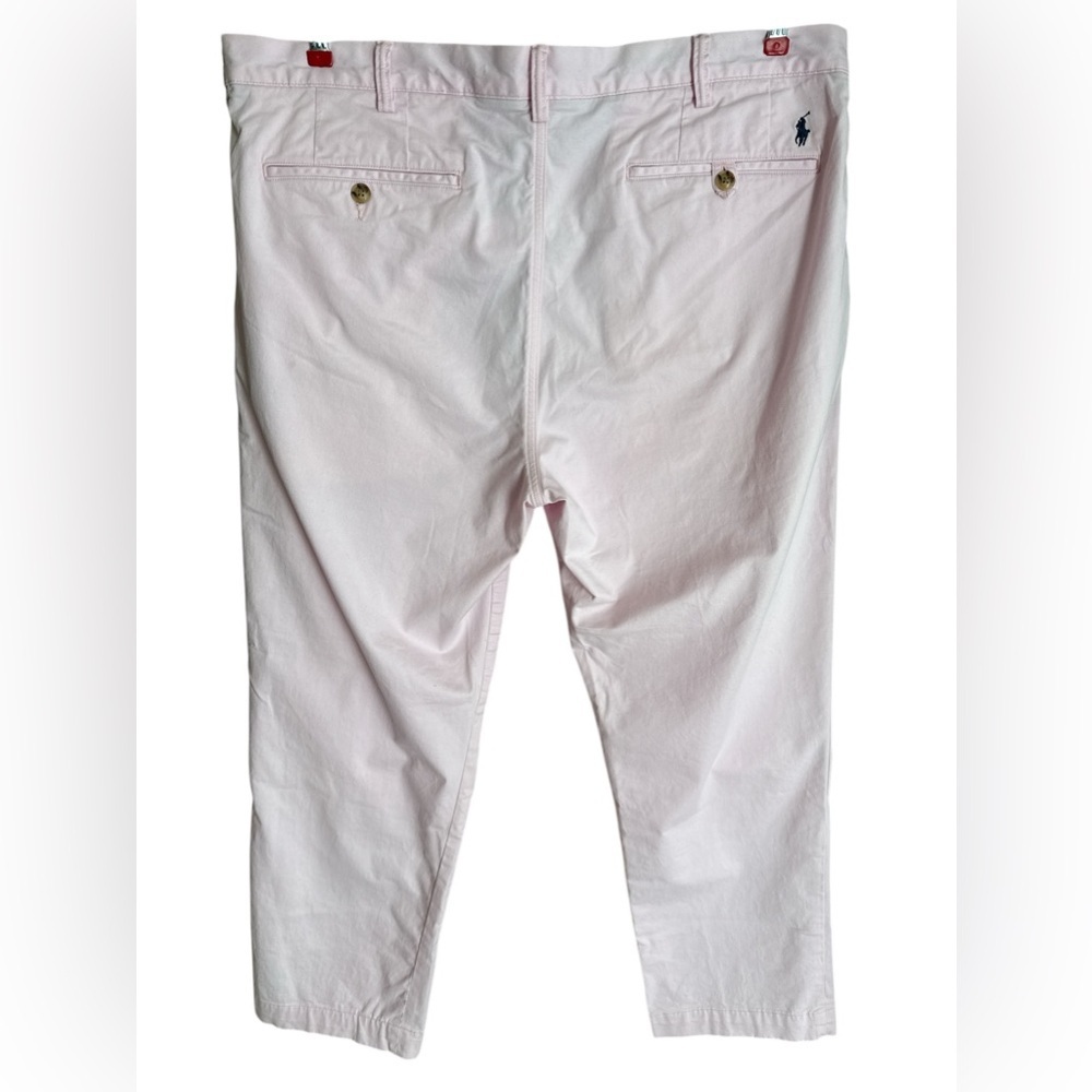 Polo Ralph Lauren Pastel Pink Preppy Chinos 38/32 - Picture 4 of 5